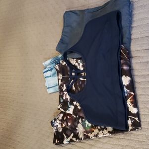 Onzie & Nike 7/8 Leggings with Bra